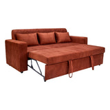Shanghai Pro Delux Fabric Sofa Cum Bed - Honey