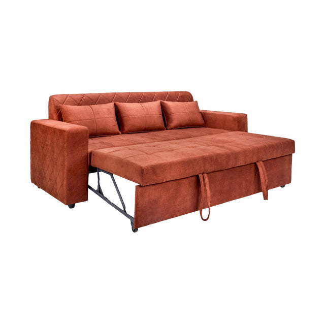 Shanghai Sofa cum Bed Three Seater Front View_1