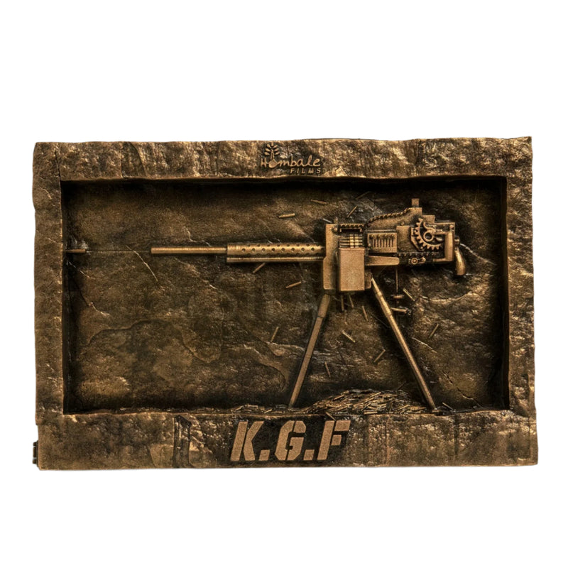 Dodamma Gun KGF Universe  6 Inch Sculpture - Antique Bronze