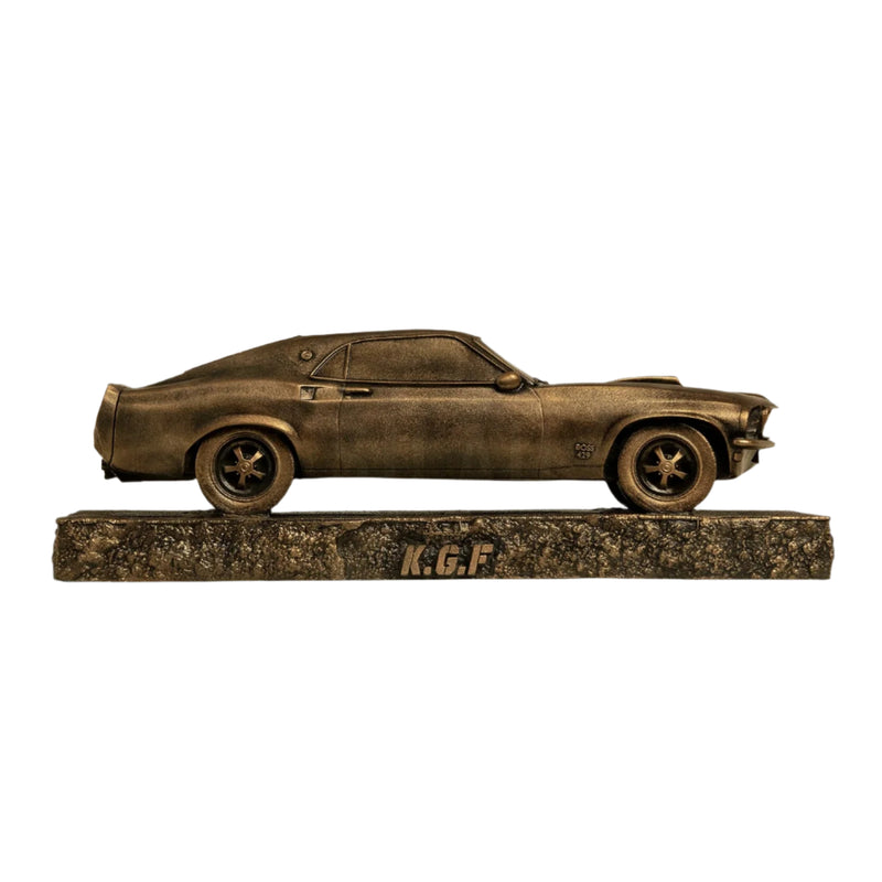 Replica of Mustang Car 11.5 In Sculpture - Antique Bronze