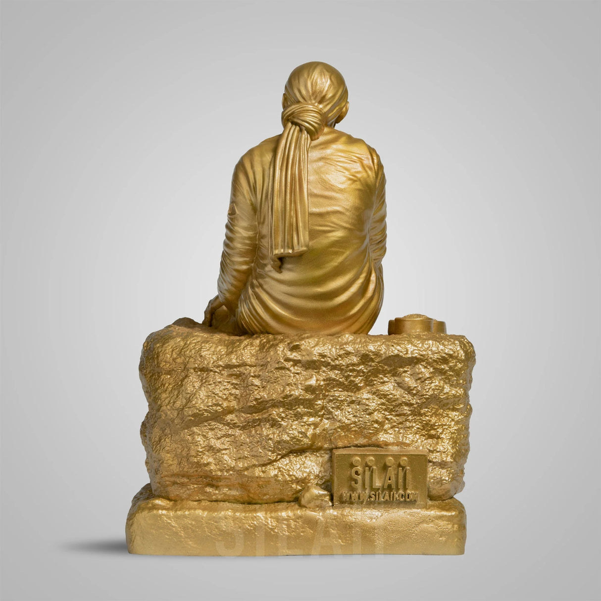 Shirdi Sai Baba Idol 6 In  Sculpture - Gold