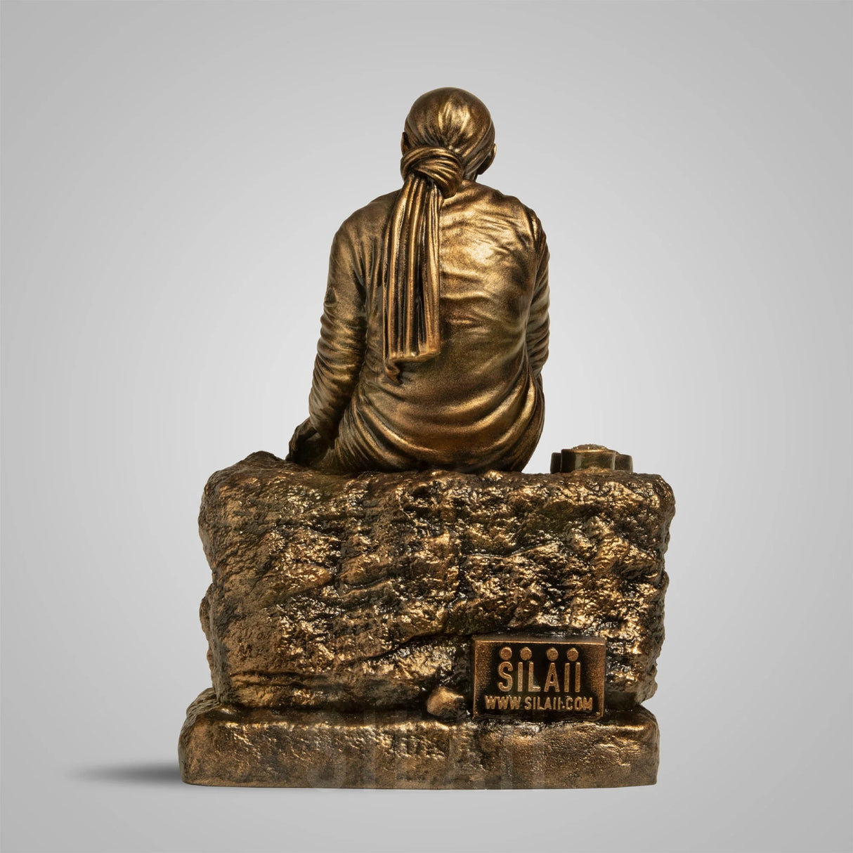 Shirdi Sai Baba Idol 6 In Sculpture - Antique Bronze