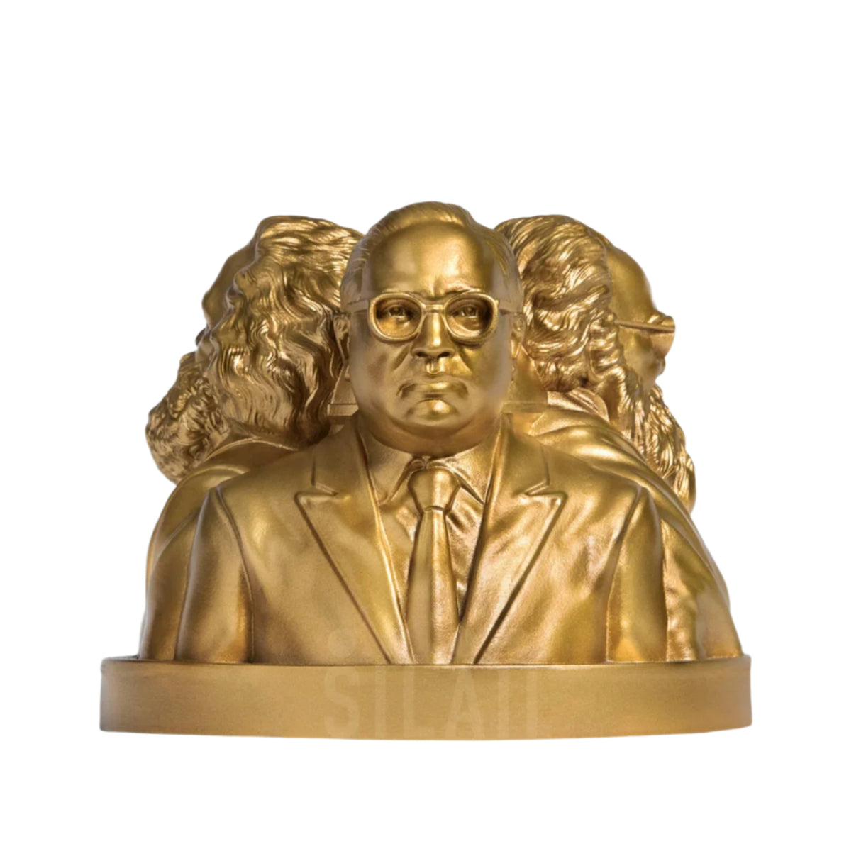 The Radical Revolutionaries 3 Face 4 In Sculpture - Gold