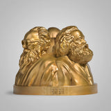 The Radical Revolutionaries 3 Face 4 In Sculpture - Gold