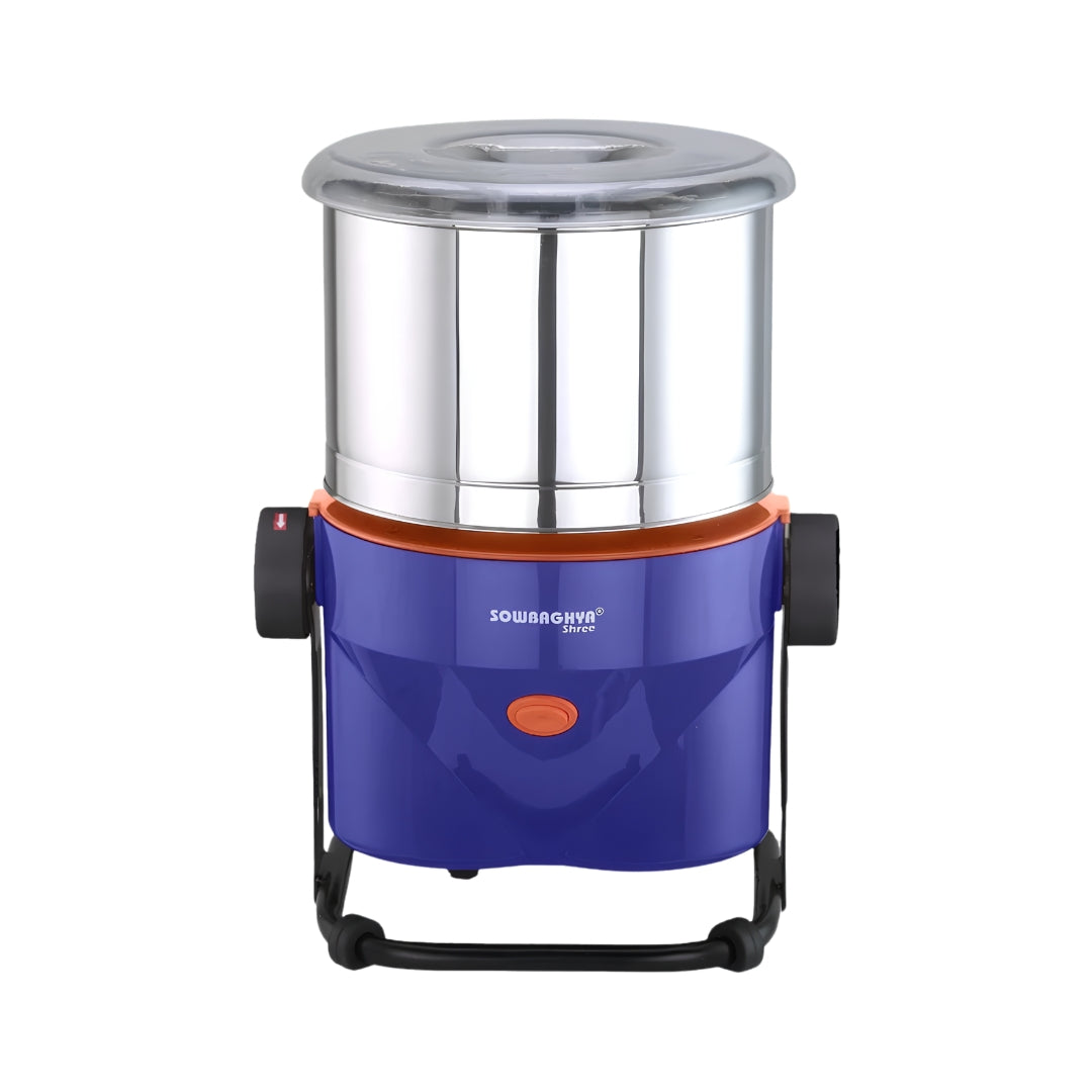 Sowbaghya Shree 2L DTT4101 Heavy Duty Tilting Wet Grinder - Blue_Front View