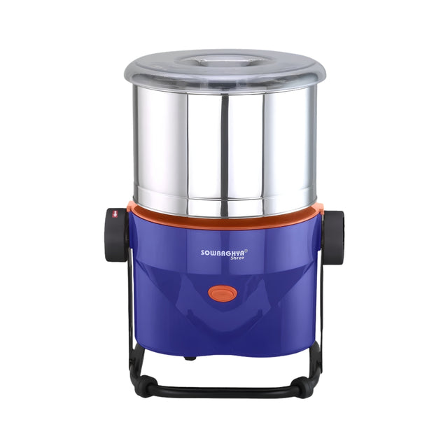 Sowbaghya Shree 2L DTT4101 Heavy Duty Tilting Wet Grinder - Blue_Front View