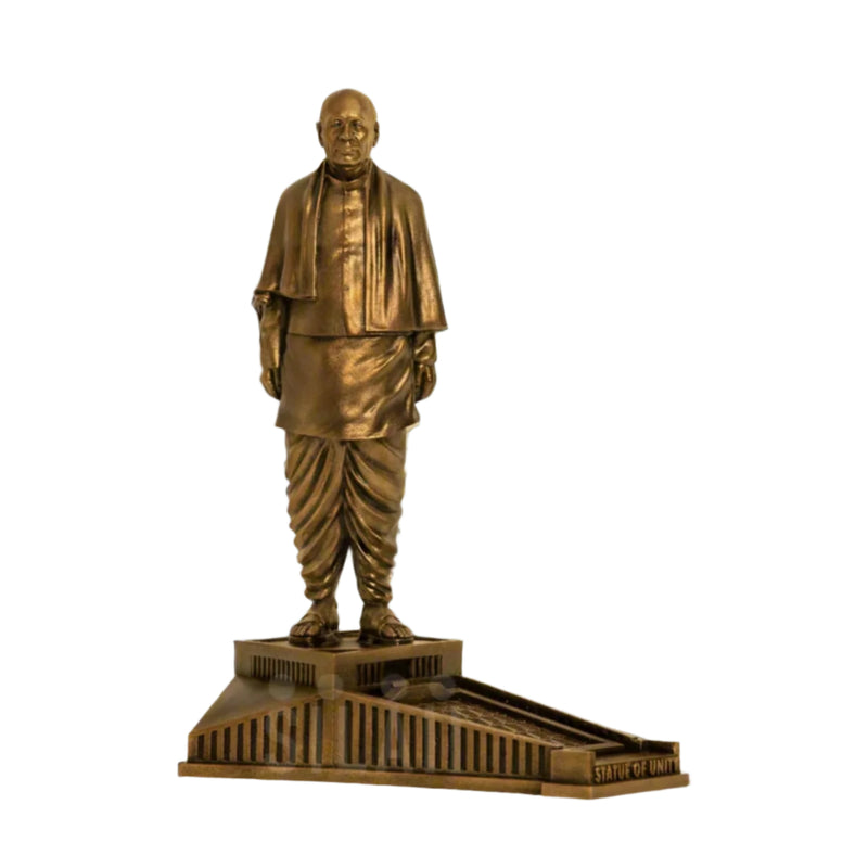 Statue of Unity Replica Sardar Vallabhbhai Patel  1 Feet Sculpture - Antique Bronze