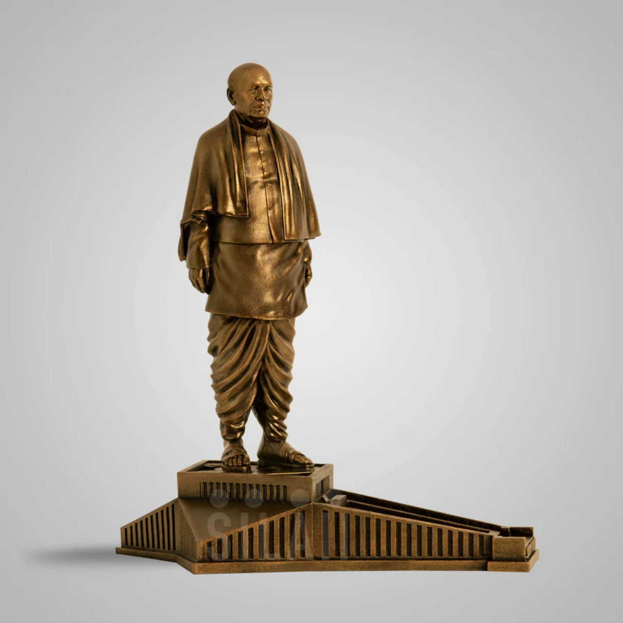 Statue of Unity Replica Sardar Vallabhbhai Patel  1 Feet Sculpture - Antique Bronze