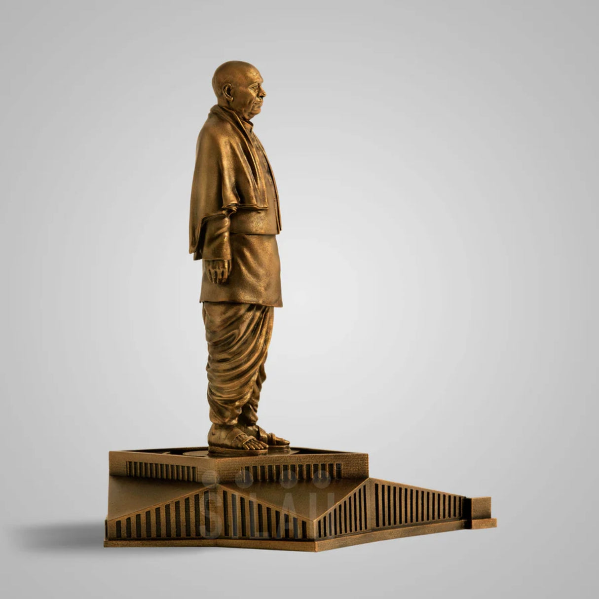 Statue of Unity Replica Sardar Vallabhbhai Patel  1 Feet Sculpture - Antique Bronze