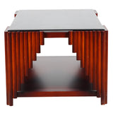 Stow Wooden Coffee Table - Light Walnut Finish