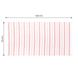 Doctor Towles Stripe Waffle Weave Bath Towel 70 x 140 cm - Orange