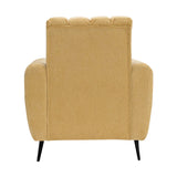 Suez Pro Luxe Striped Fabric Sofa 1 Seater - Beige
