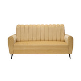 Suez Pro Luxe Striped Fabric Sofa Set (3+1+1 Seater) - Beige
