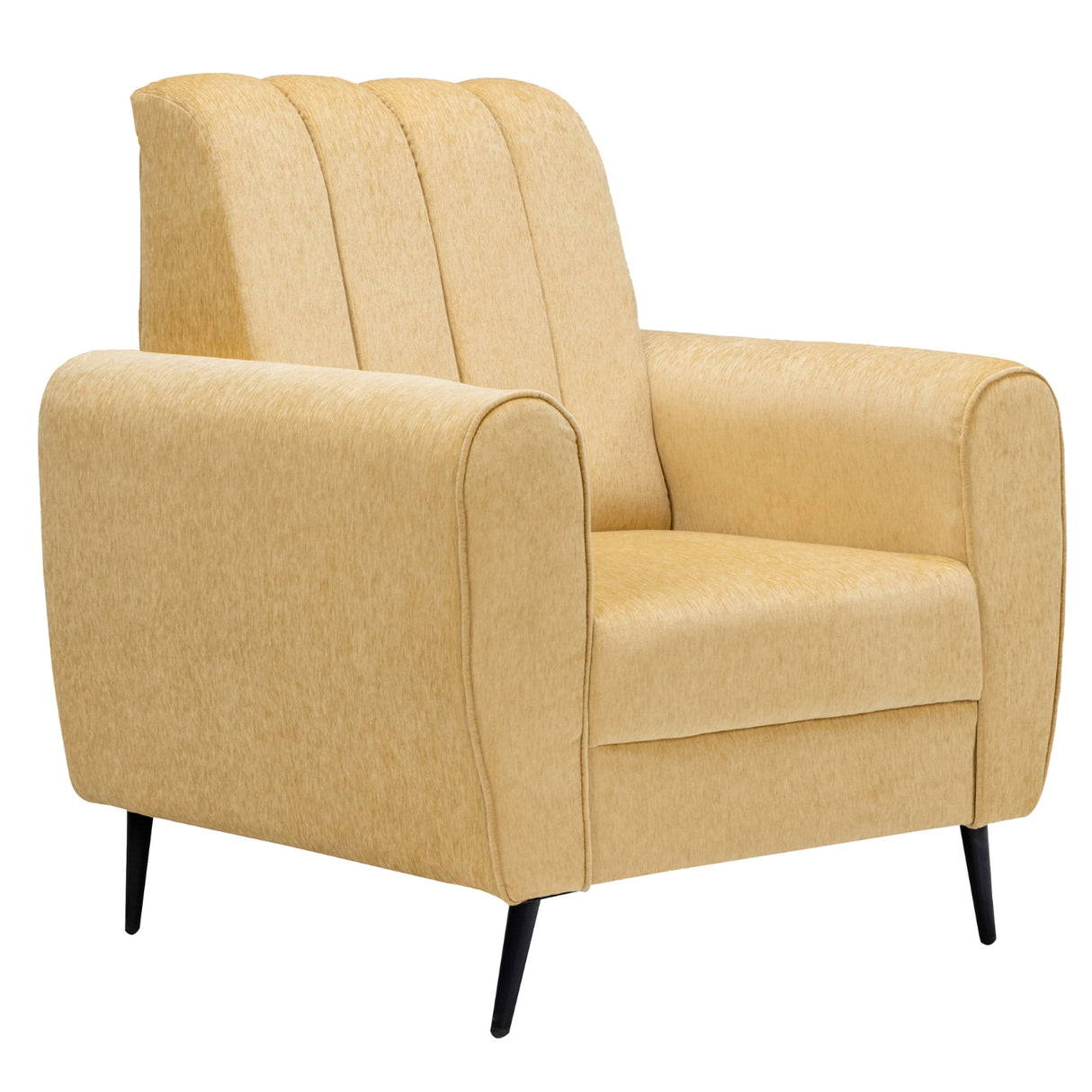 Suez Pro Luxe Striped Fabric Sofa Set (3+1+1 Seater) - Beige