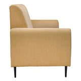 Suez Pro Luxe Striped Fabric Sofa 3 Seater - Beige