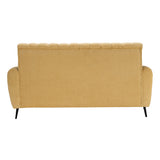 Suez Pro Luxe Striped Fabric Sofa 3 Seater - Beige