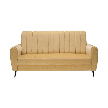 Suez Luxe Striped Fabric Sofa 3-Seater - Beige_2