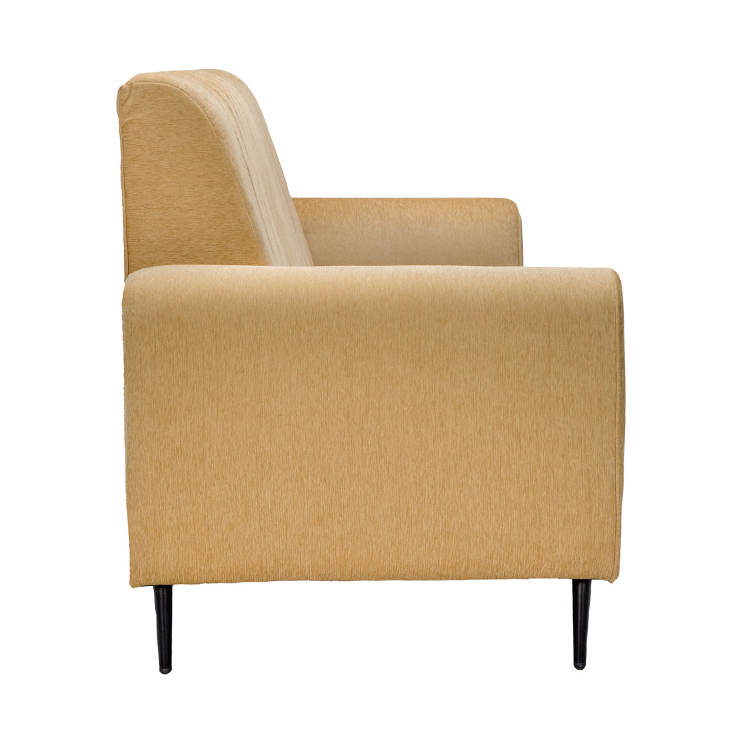 Suez Luxe Striped Fabric Sofa 3-Seater - Beige_3