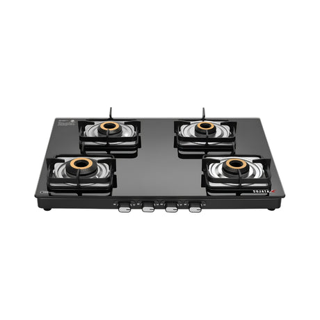 SujataClassic4BCooktopGasStove_Black_FrontView_1