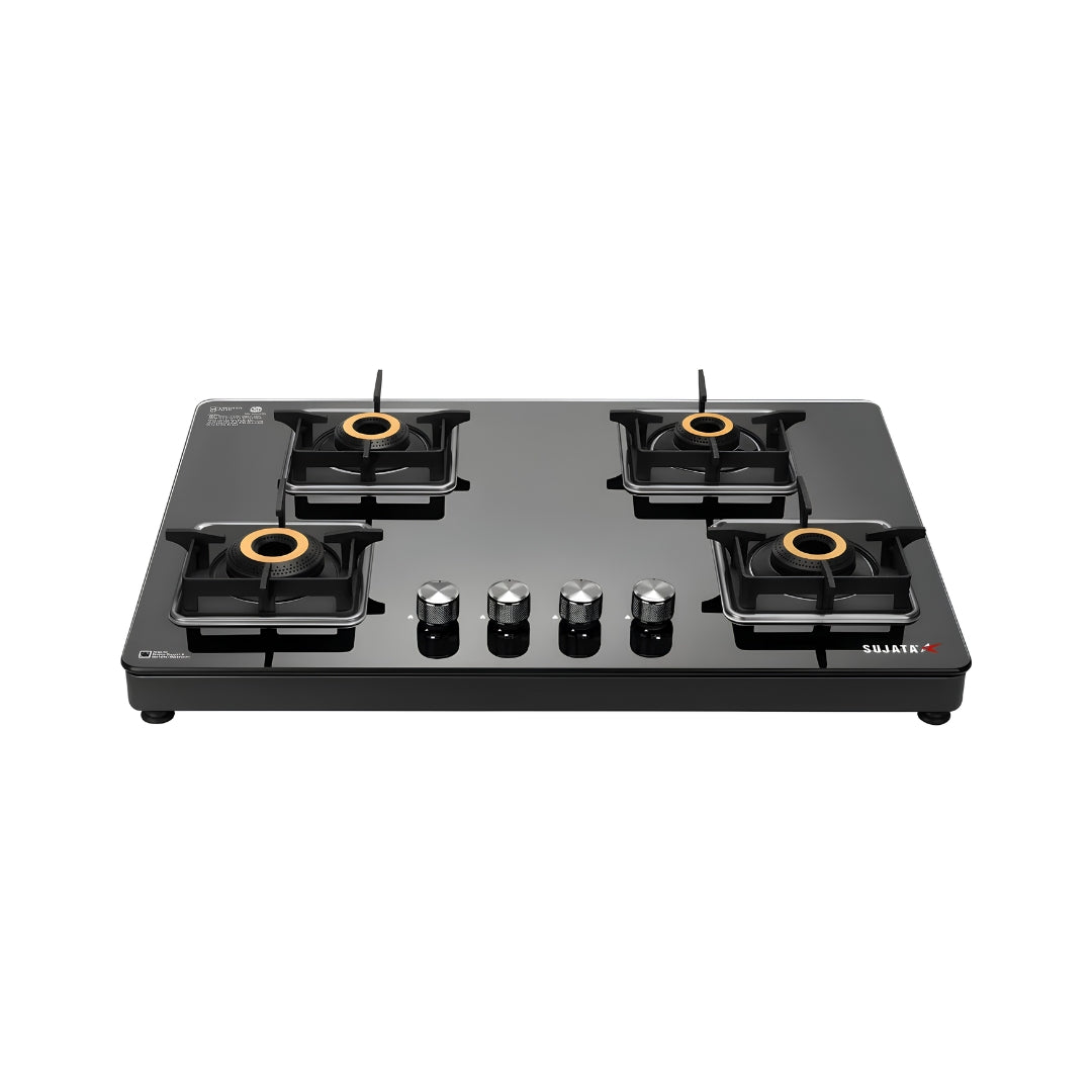 SujataPremiumCross4-BurnerCooktopGasStove_Black_FrontView_1