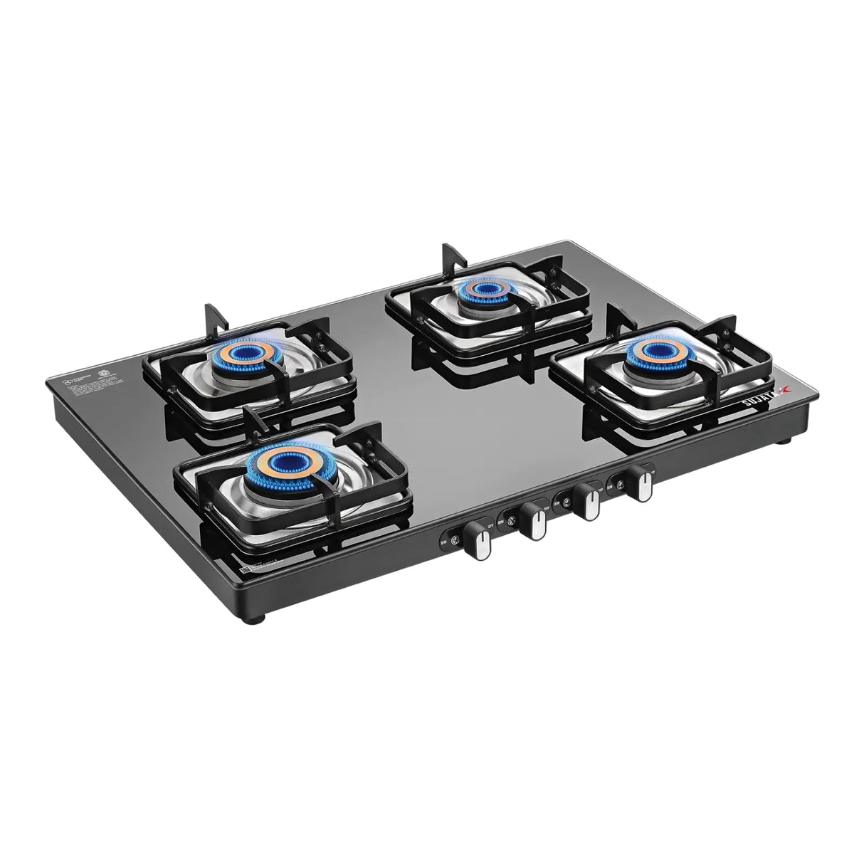 Sujata Classic 4B Cooktop Gas Stove – Black