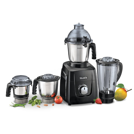 Sujata MG03 1000W Mixer Grinder 4 Jars 1000 Watts - Black_1