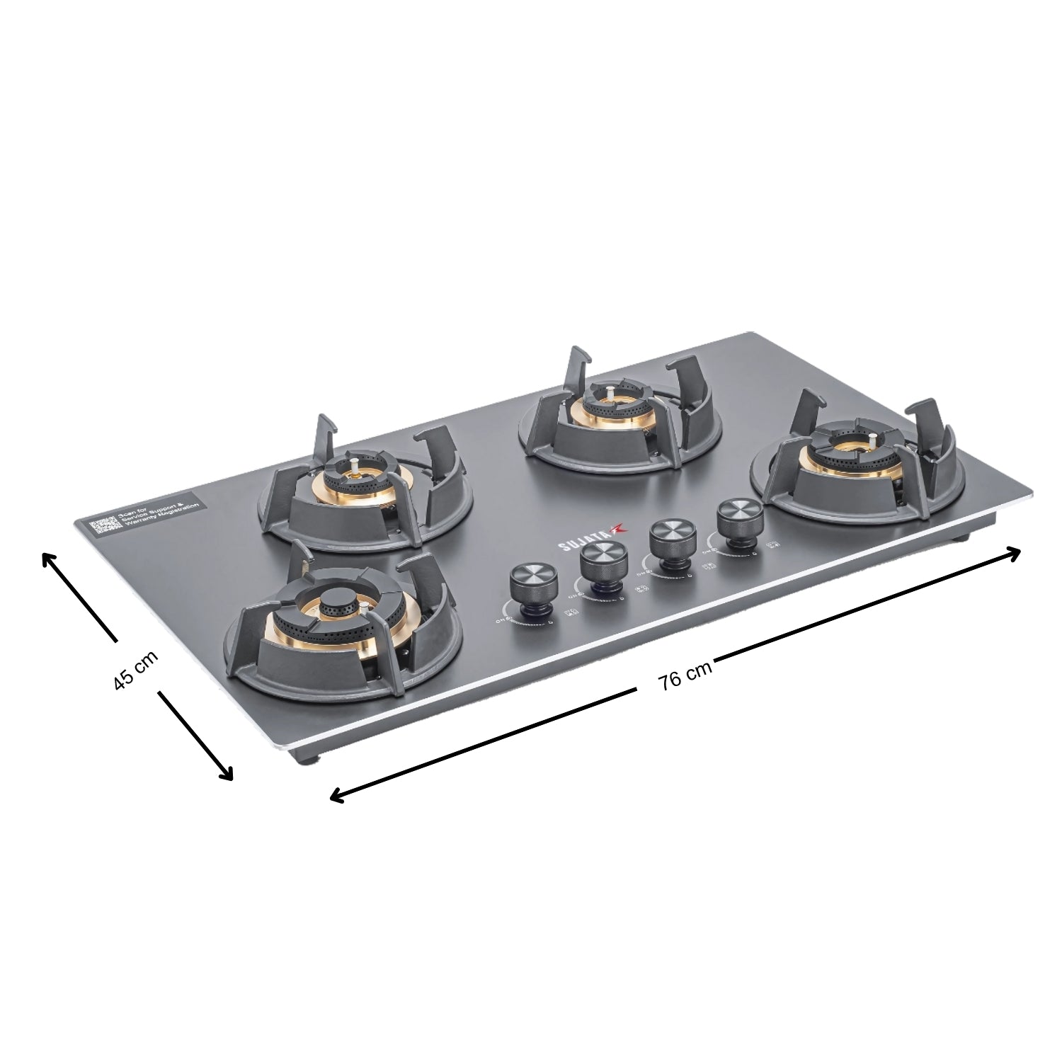 Sujata Osmium 4B 76TP Built-in Hob –Black_3