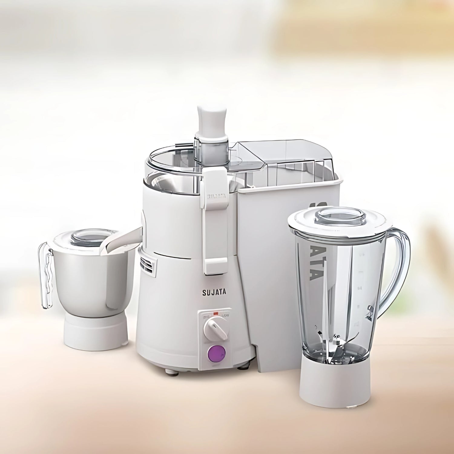 Sujata Powermatic Plus Juicer Mixer Grinder  900 Watts - White_2