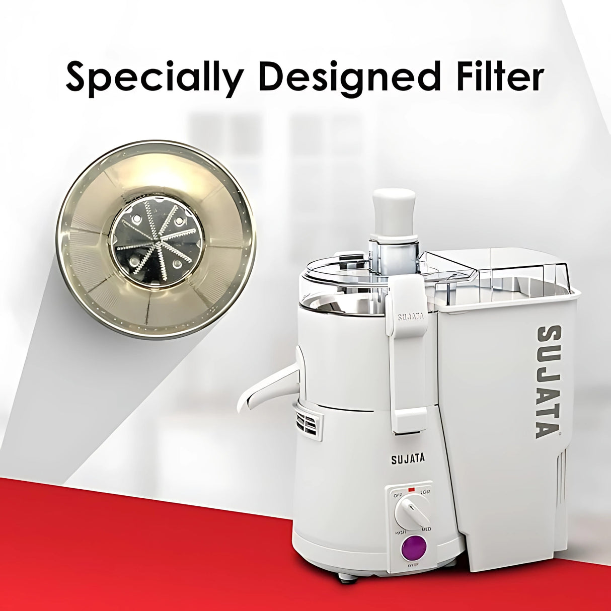 Sujata Powermatic Plus Juicer Mixer Grinder  900 Watts - White_4