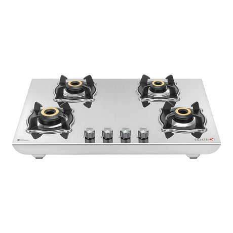 Sujata Robusto 4B Cooktop Gas Stove – Silver_1