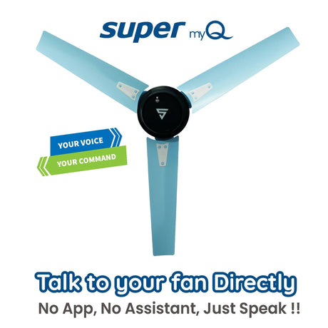 Super Fan My Q Ceiling Fan 48 in - Onxy Marine