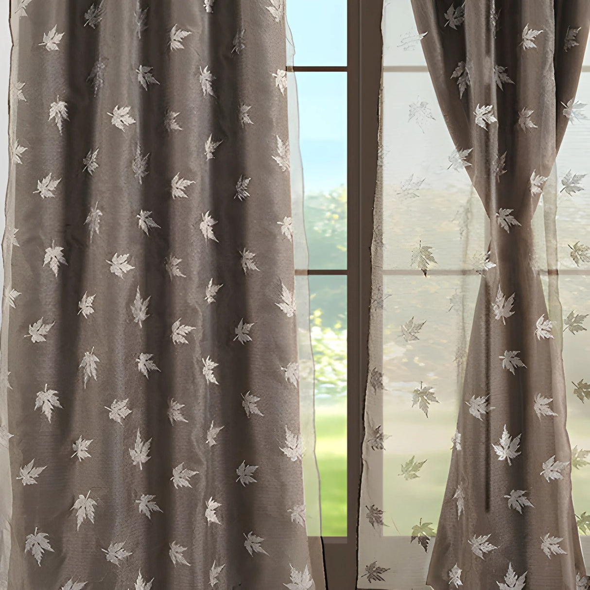 Swayam Double Delight Window Curtains - 9423