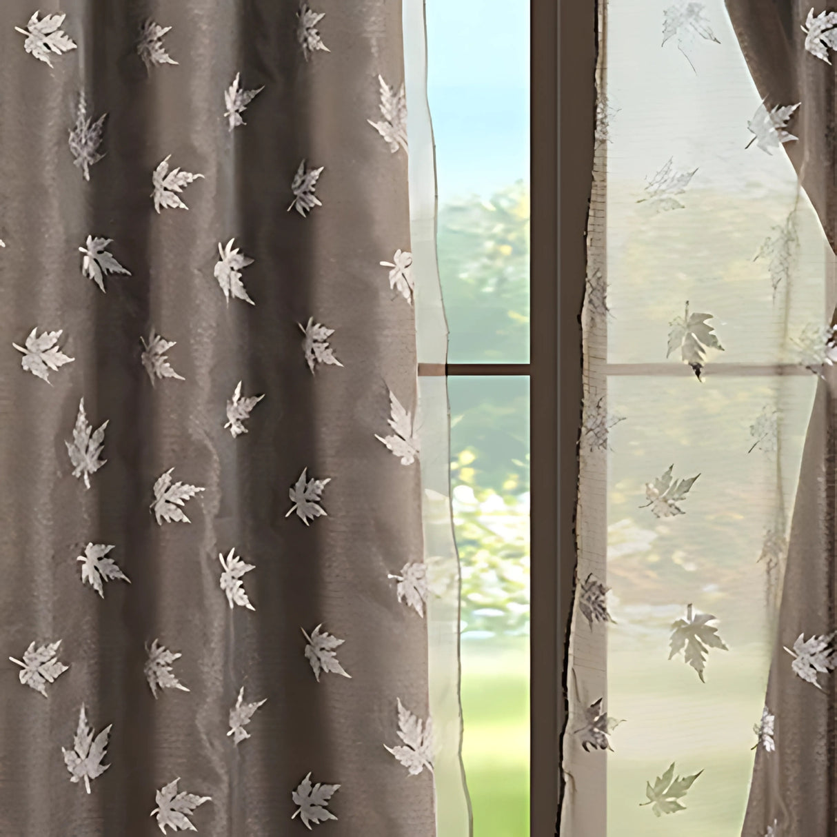 Swayam Double Delight Window Curtains - 9423