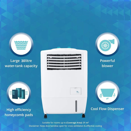 Symphony Master cool Personal Air Cooler 30 L - White_2