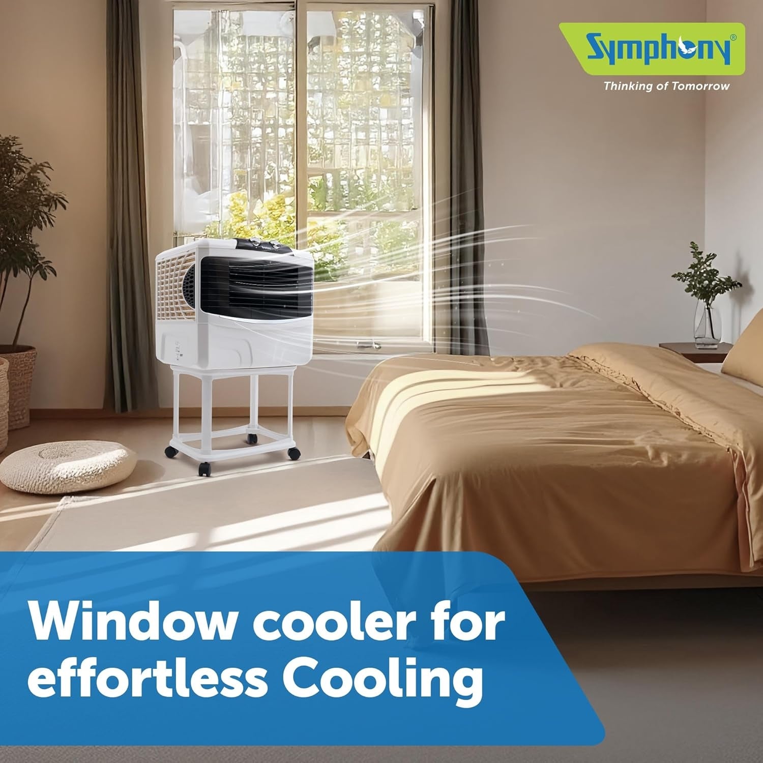 Symphony Sumo 60 Window Air Cooler 55 L - White_7