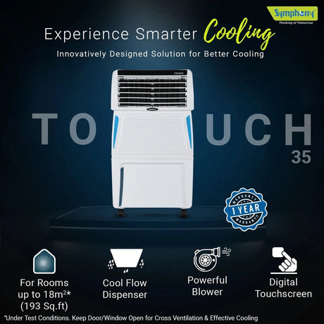 Symphony Touch 35 Desert Air Coolers 35 L - White_2