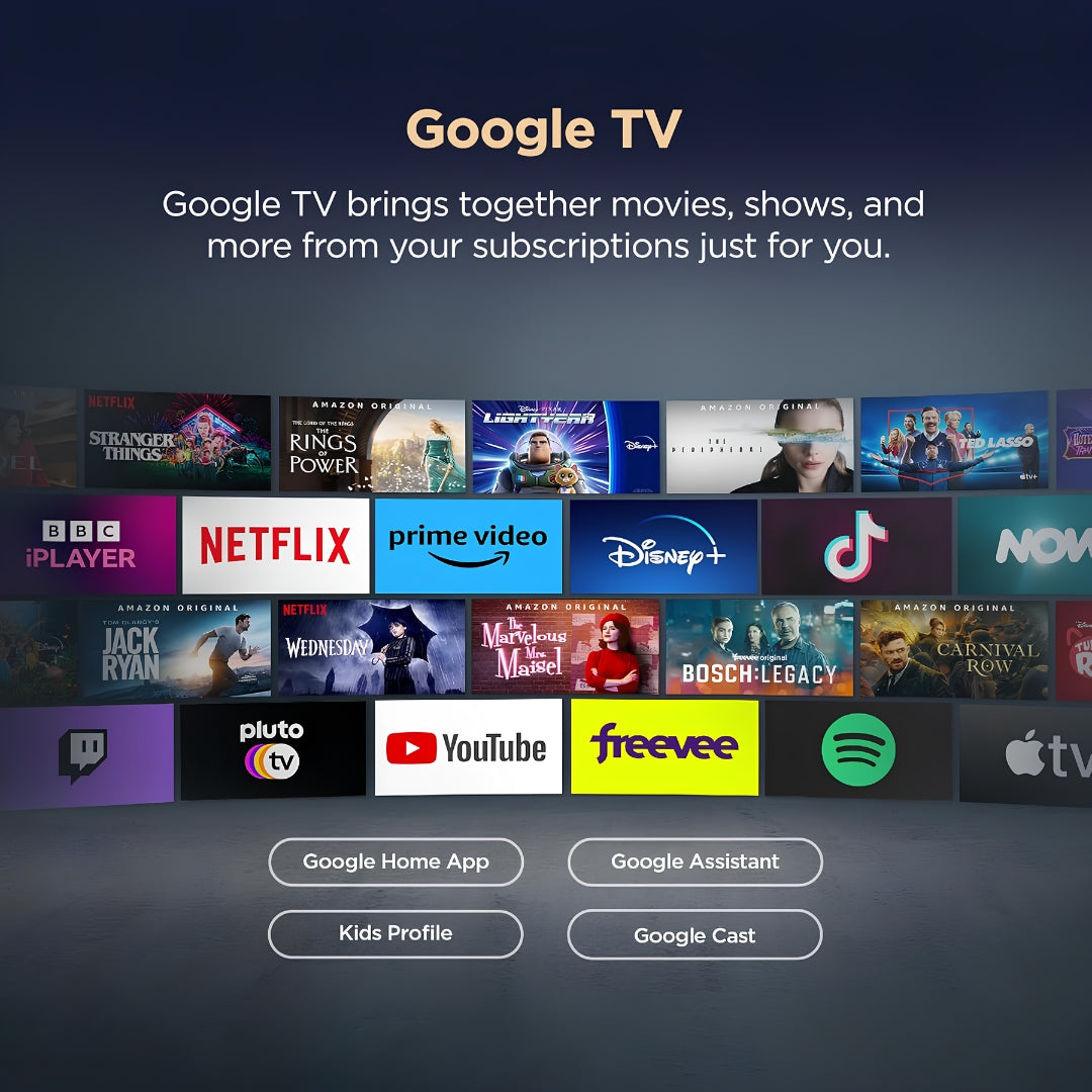 TCL 55P6L 4K UHD Smart TV - 55 Inch_Key Features View