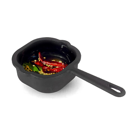 The Indus Valley Cast Iron Tadka Pan 0.4 L – Black_1