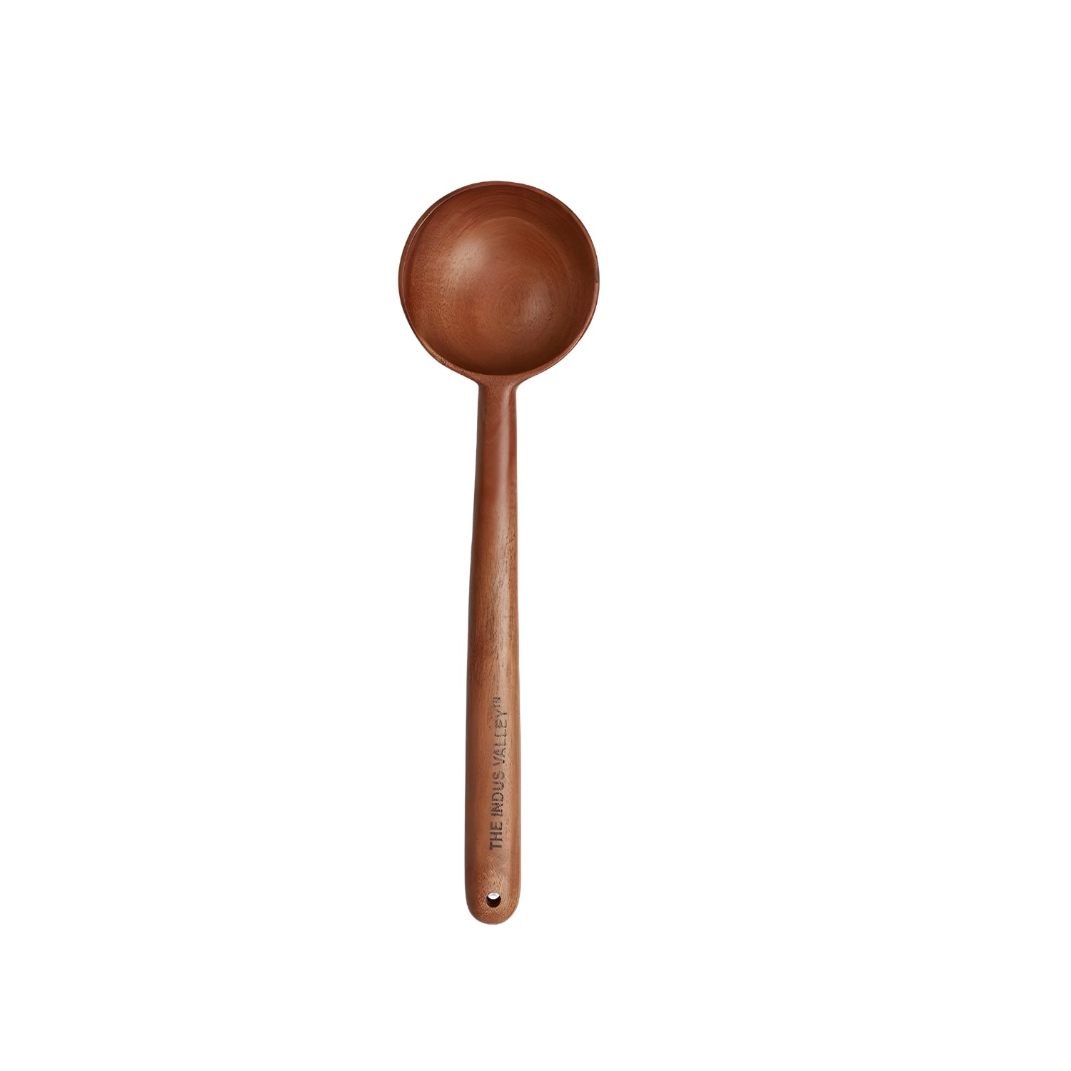 The Indus Valley Neem Woode Round Spoon Handmade 30 cm_1