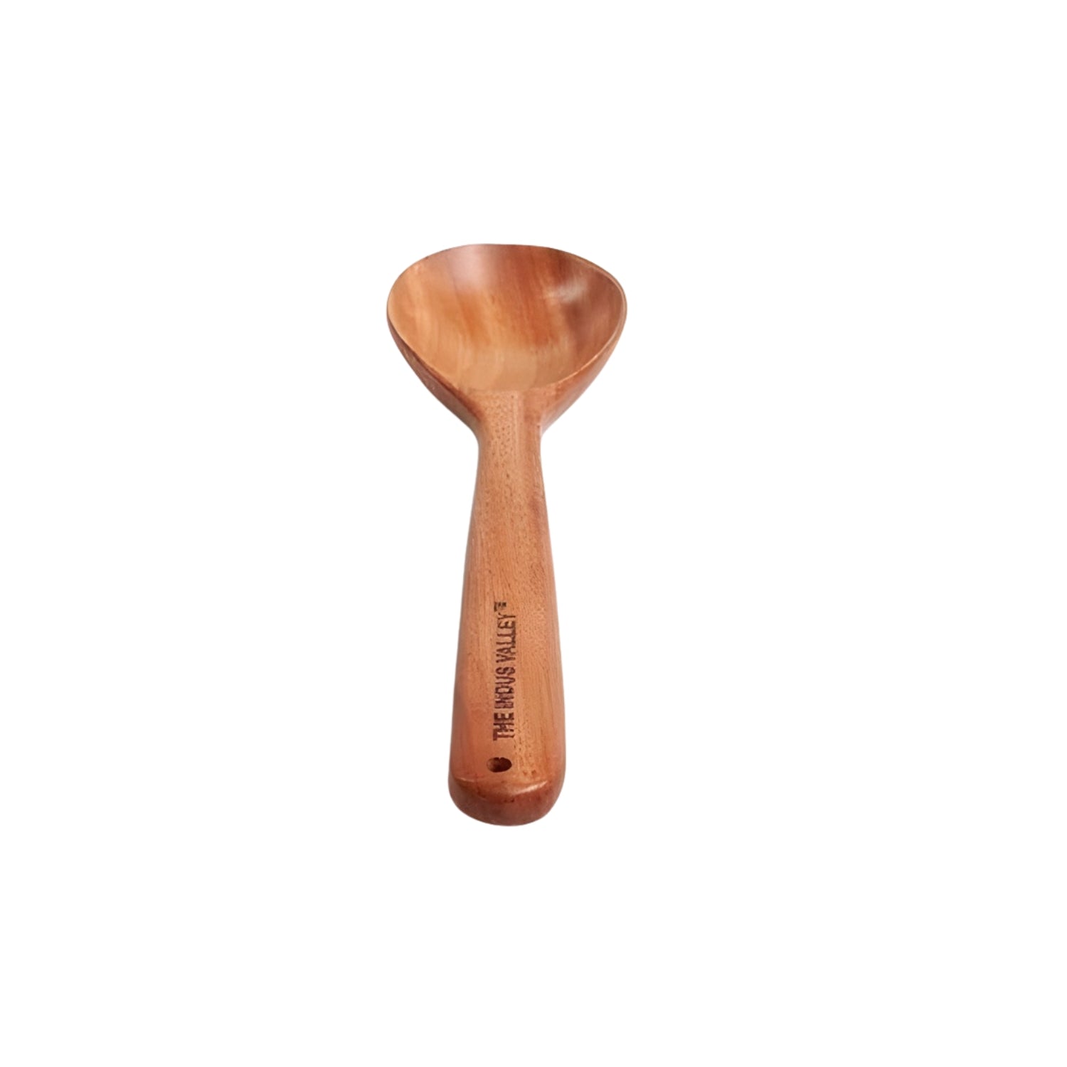The Indus Valley Neem Woode Stir Oval Cooking Spoon Handmade 30 cm_3