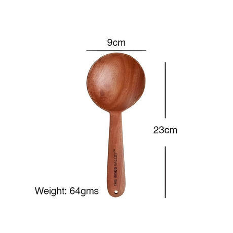 The Indus Valley Serve Cooking Ladle Round Handmade 23 cm_2