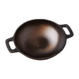 The Indus Valley Super Smooth Cast Iron Kadai 25.4 \ 2.5 L - Black_1
