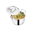 The Indus Valley Triply SS Casserole Handi with Lid 18 cm_1