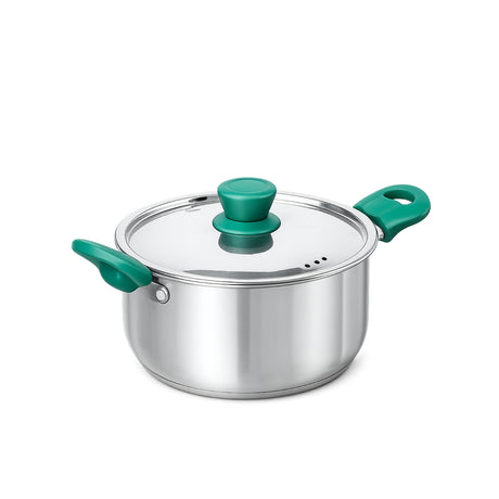 The Indus Valley Triply Stainless Steel Biryani Pot with Lid 16 cm \ 1.5 L_1