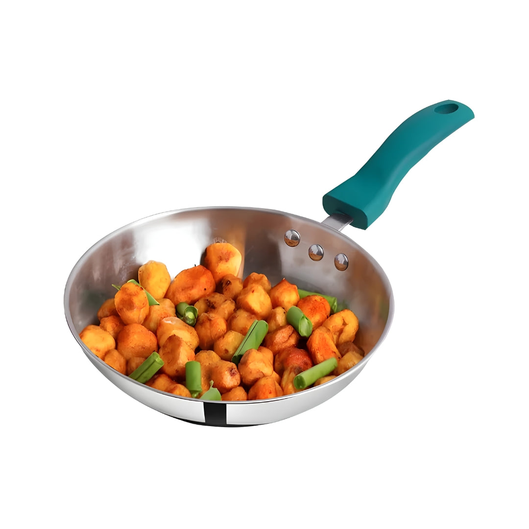 The Indus Valley Triply Stainless Steel Fry Pan 20 cm \ 1.2 L