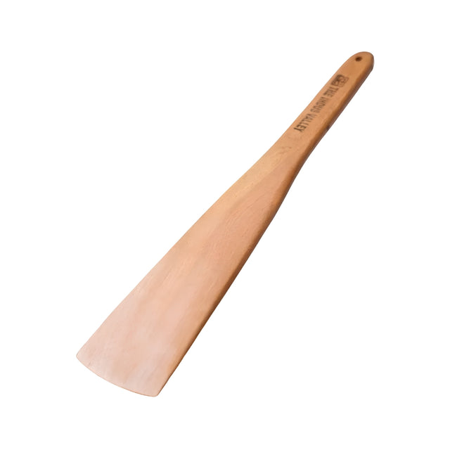 The Indus Valley Wooden Spatula Flip Neem Wood 32 cm_Front View