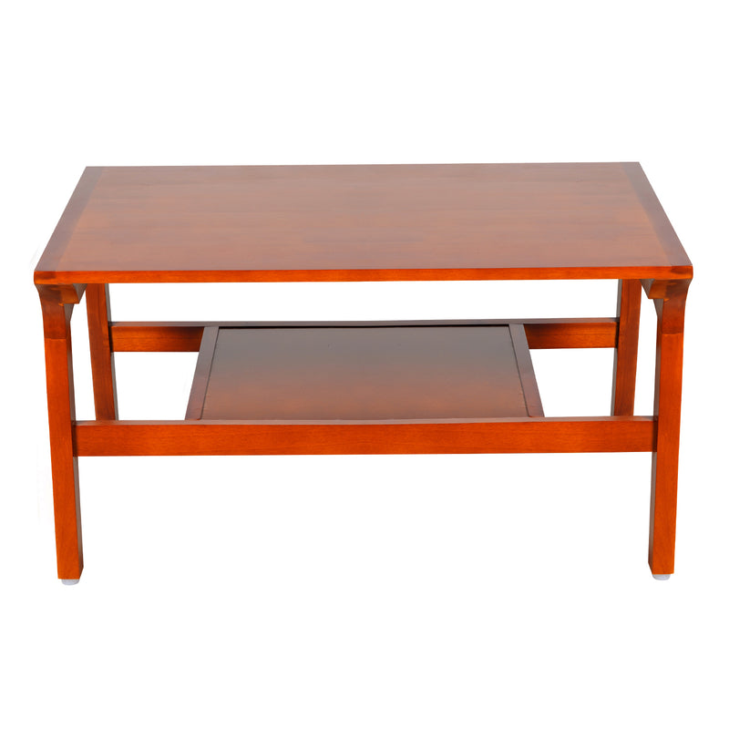 Tolland Wooden Coffee Table - Teak Finish