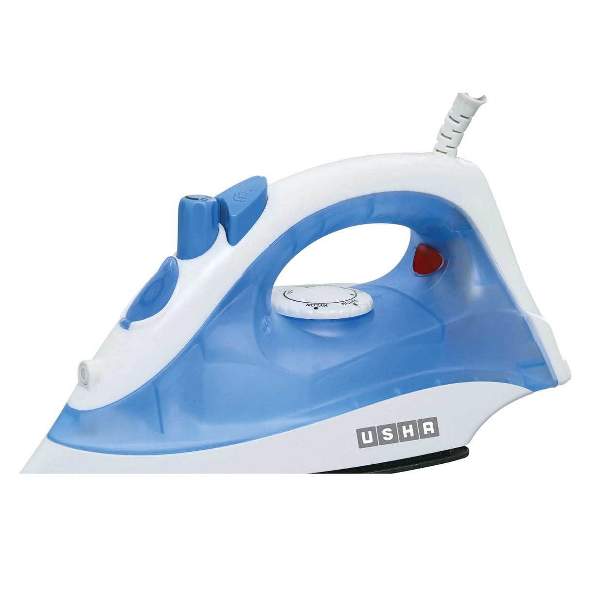 USHA SI TEFLON 3713 Steam Iron 1300 Watts 180ml - White and Blue_1