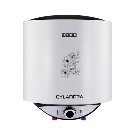 USHA SWH Cylandra Storage Water Heater 15 L – White_Front View