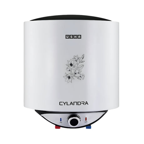 USHA SWH Cylandra Water Heater 10 L – White_Front View